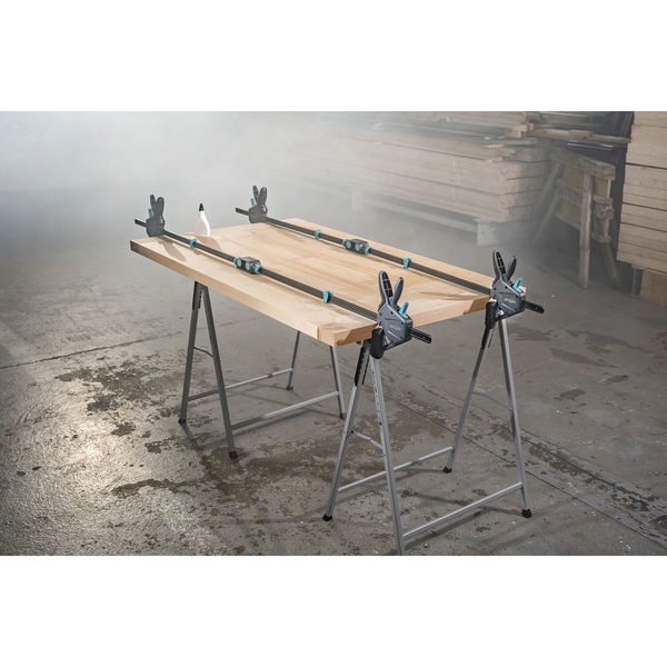 Wolfcraft Verbinder für Einhandzwingen bis 2000 mm Spannweite – Connector mit patentierter Drehschaltung, kompatibel mit wolfcraft Einhandzwingen EASY, PRO L, PRO ERGO, PRO MAX – Glasfaserverstärkter Kunststoff, platzsparend, robust