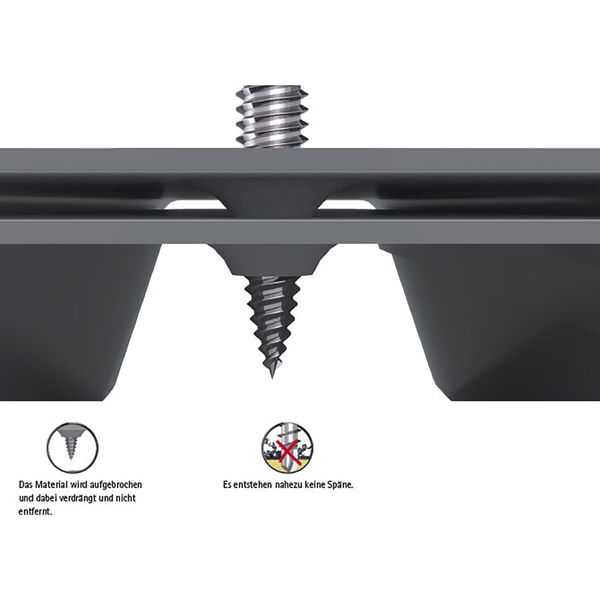 RP-T2, Stoßverbindungsschraube  4,5×22/E14 BiMetall A2 / KP