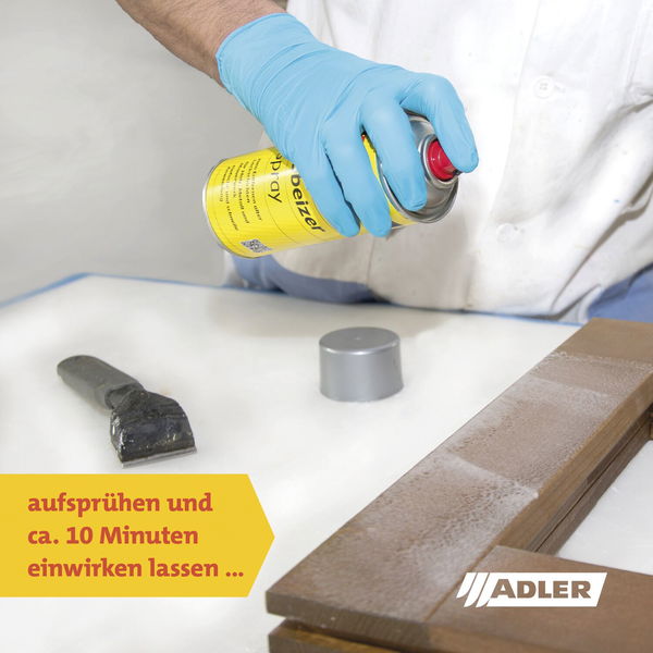 Adler Abbeizspray – Abbeizer Spray mit Gelstruktur mit schneller Wirkung, farblos 400ml