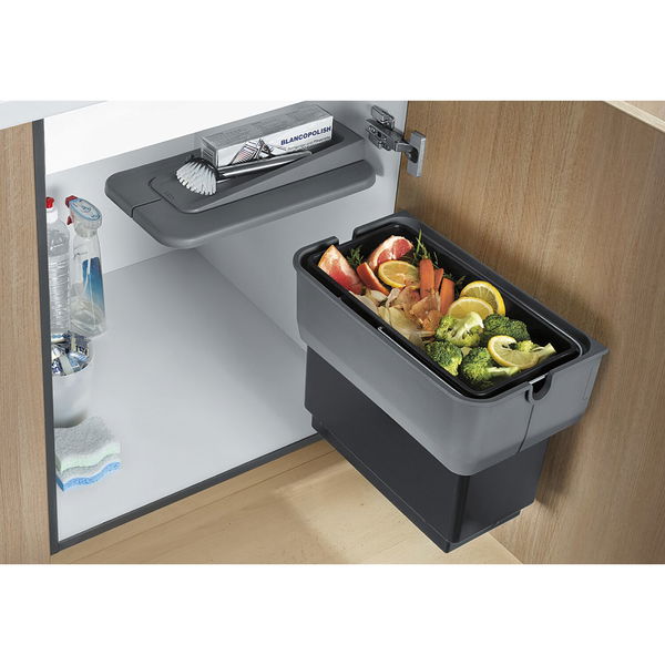 BLANCO Einbau-Abfallsammler Singolo KB 450 mm 14 Liter Kunststoff Anthrazit