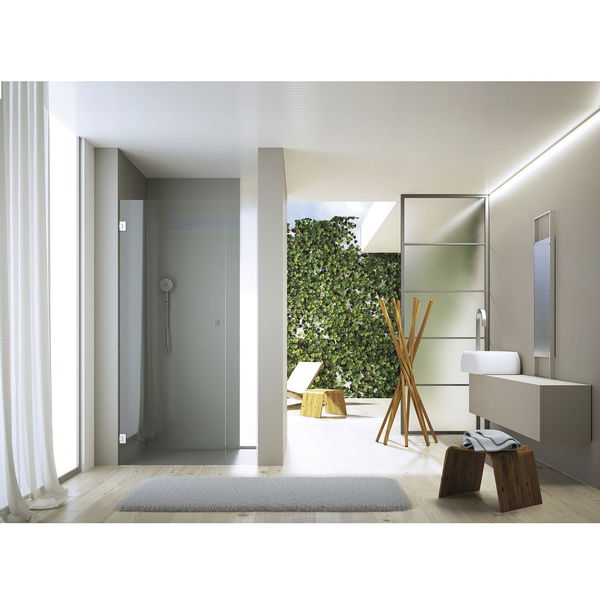 Duschtür Scharnier 8500N 90 Grad Glas-Wand, Messing verchromt poliert
