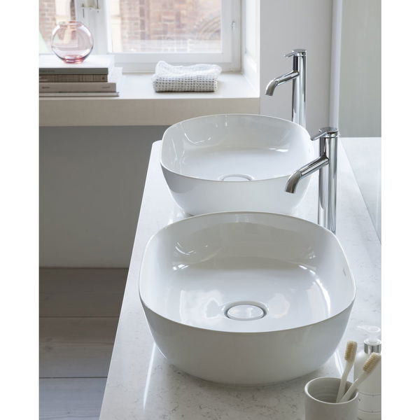 Duravit Armatur C.1 XL für Waschtisch ohne Armaturbank – Wasserhahn, verchromt