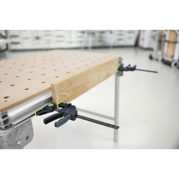 Festool Einhandzwinge FS-EZ 150/2 – Schnellspannzwinge für Führungsschiene und MFT, Spannweite 150mm, 2 Stück