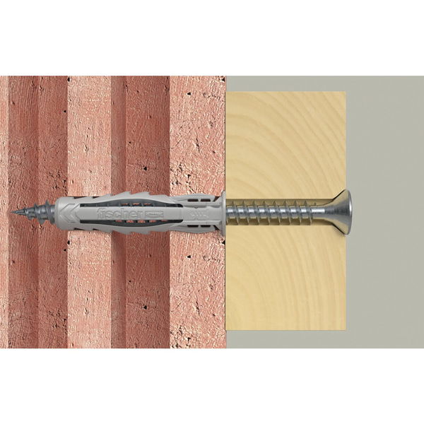 FISCHER Dübel SX-Plus Nylon grau mit Rand