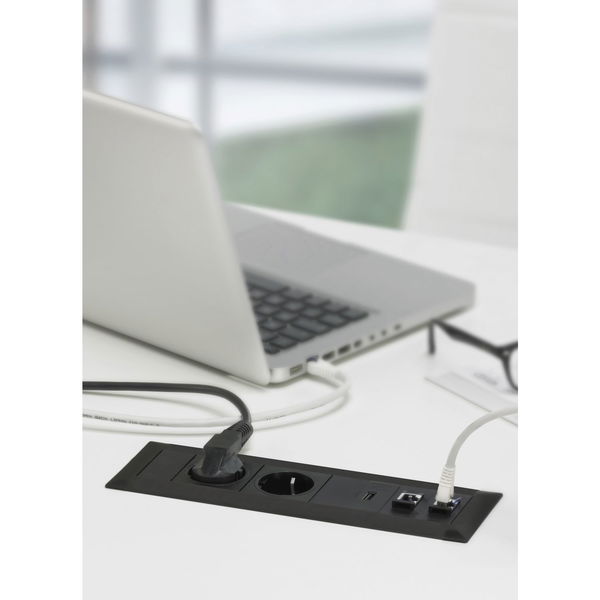EVOline Steckdosenelement EVOline Frame-Dock 230 V