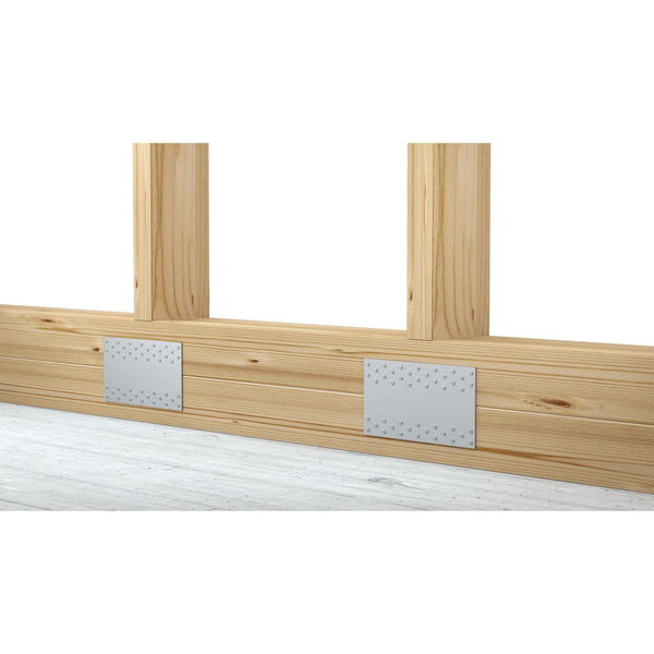 GH Schubplatte PL260 HB 260x260x3mm – Schubverbinder Stahl feuerverzinkt – für Holz-Beton-Anschluss – 10 Stück