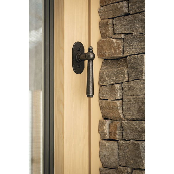 HALCÖ Fenstergriff FULP – sichtbar geschraubt, 7×40 mm, Eisen verzinkt