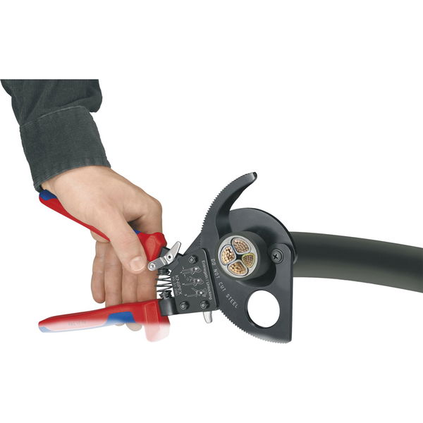 KNIPEX Kabelschneider Länge 280 mm für Kabeldurchmesser 52 mm