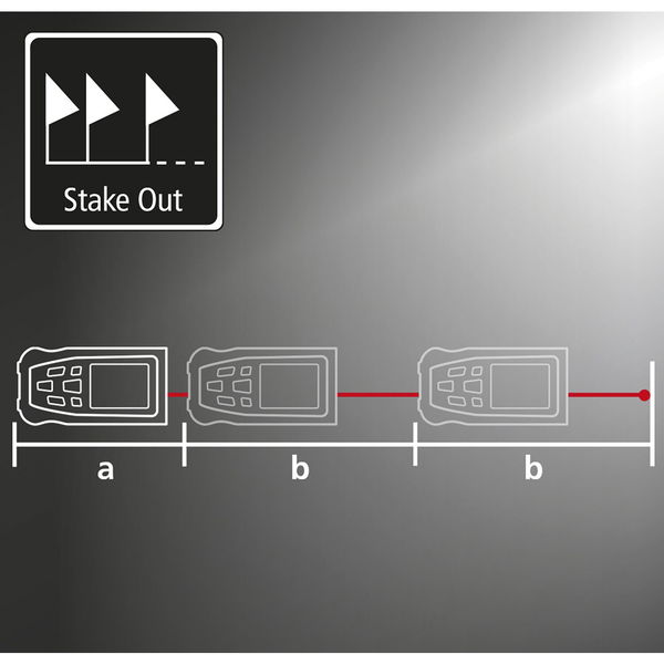 Laserliner Laser-Entfernungsmesser rot DistanceMaster Vision IP54 – Lasermessgerät 0,05-80m