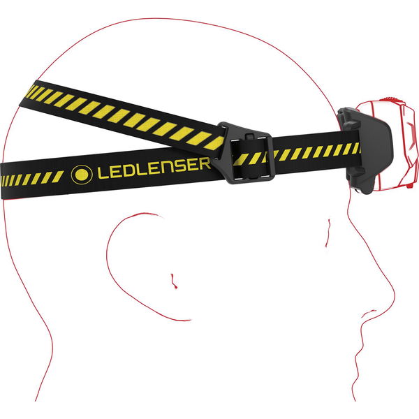 Ledlenser Stirnlampe Led wiederaufladbar HF6R – Kopflampe Rotlicht mit 800 Lumen IP68