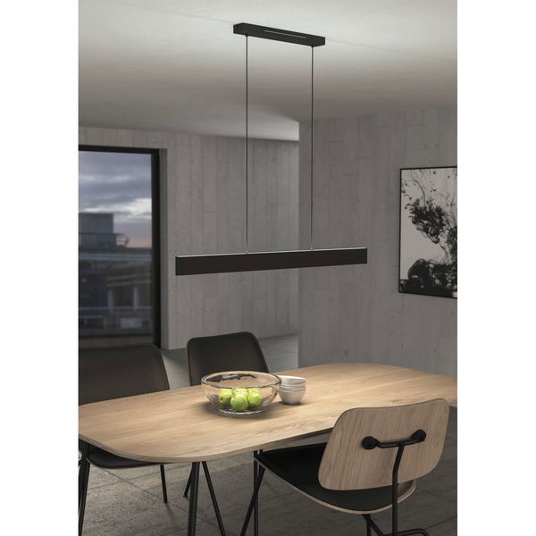 Eglo Led Hängeleuchte 1170mm Andreas-Z – Pendelleuchte mit direkter- und indirekter Beleuchtung schwarz