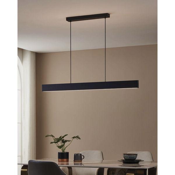 Eglo Led Hängeleuchte 1170mm Andreas-Z – Pendelleuchte mit direkter- und indirekter Beleuchtung schwarz