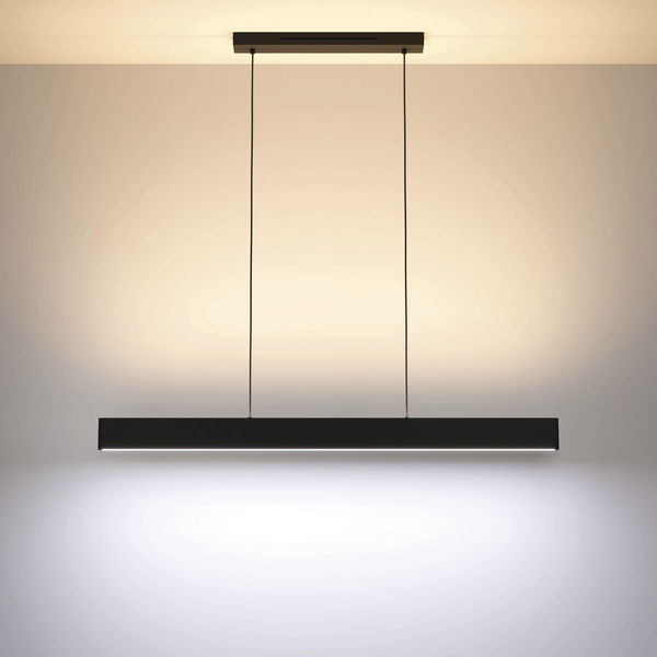 Eglo Led Hängeleuchte 1170mm Andreas-Z – Pendelleuchte mit direkter- und indirekter Beleuchtung schwarz