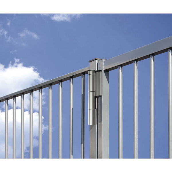 Selbstschließendes Torband/Türband Mammoth 180, Aluminium silber eloxiert