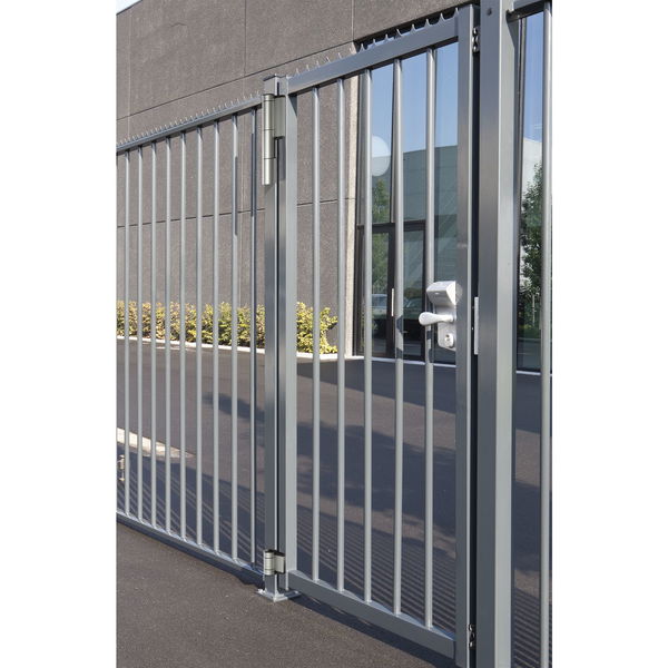 Selbstschließendes Torband/Türband Mammoth 180, Aluminium silber eloxiert