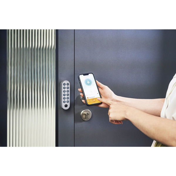 MARCHESI Zutrittssystem Smart Lock G30 ohne Zylinder, Kunststoff silber