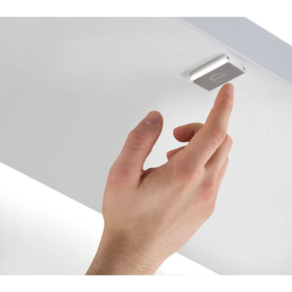 Domus Line Led Sensorschalter Dotti 24V DC 72W Alu – Touch-Schalter für LED-Leuchten, dimmbar, Memory-Funktion, eloxiert