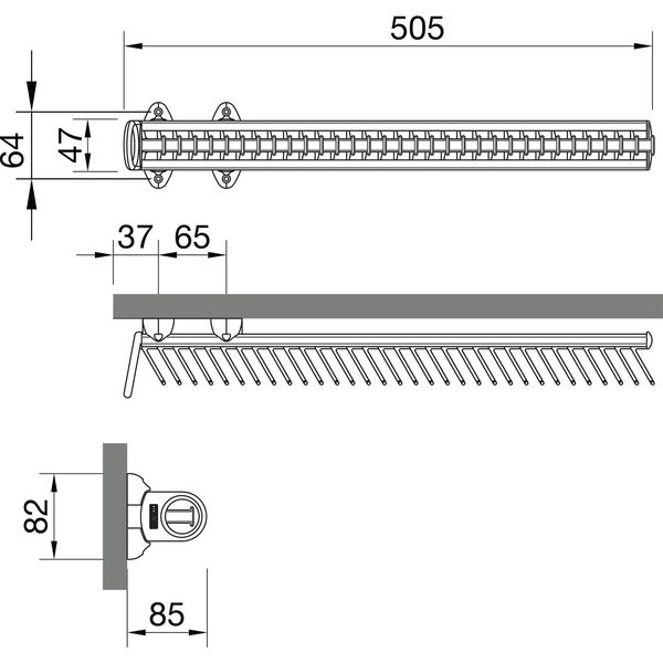 SERVETTO Krawattenhalter Modell A