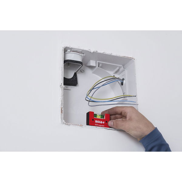Sola Kompakt Go! Magnetic Clip Mini Wasserwaage klein, handlich und magnetisch
