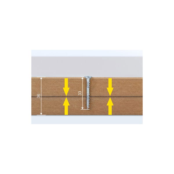 Spax Senkmultikopf ø 4,0×33 mm Teilgewinde Schrauben (Holzschrauben) T20 Wirox