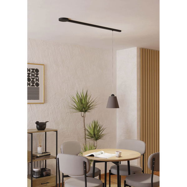 Eglo Stromschiene Track Plus Starterset – Lichtschiene 950mm + Zubehör, schwarz