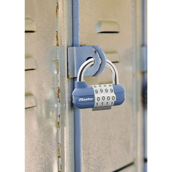 MASTER LOCK Vorhangschloss 1520 EURD Pro Sport Zahlenschloss, 64 mm, silber, SB