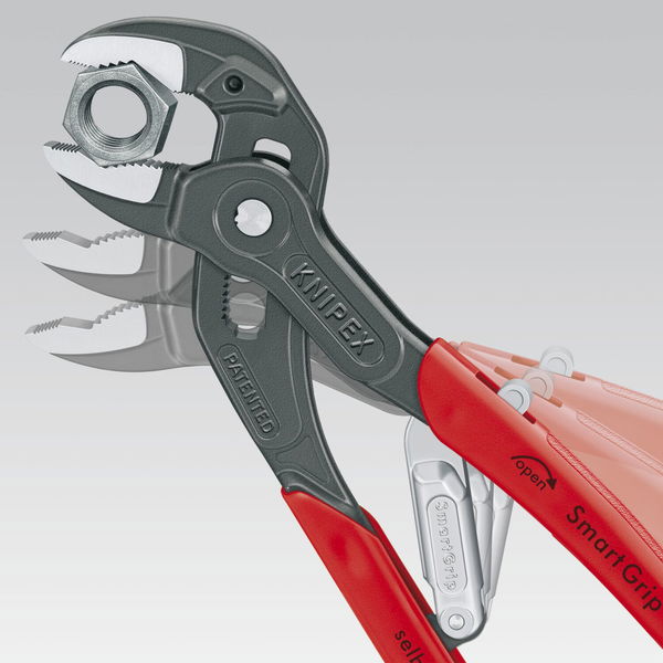 KNIPEX Wapuzange Smartgrip® DIN 8976 automatische Einstellung Länge 250 mm