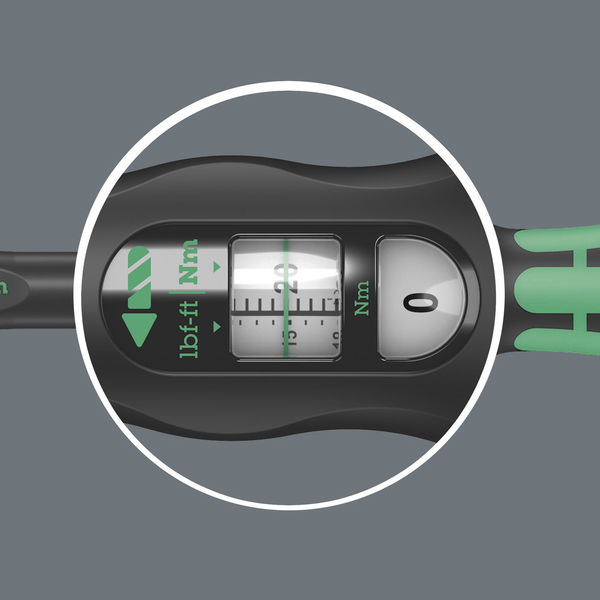 WERA Drehmomentschlüssel Click-Torque C1 1/2″vierkant Messbereich 10-50 Nm