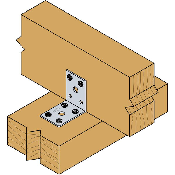 SIMPSON Winkelverbinder AC 35350, AB 55365 – Stahl feuerverzinkt