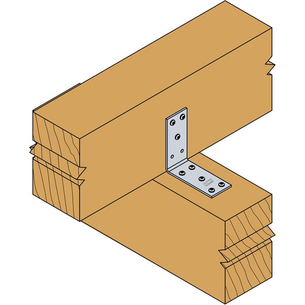 SIMPSON Winkelverbinder ABB 40390 / 93x93x40mm feuerverzinkt