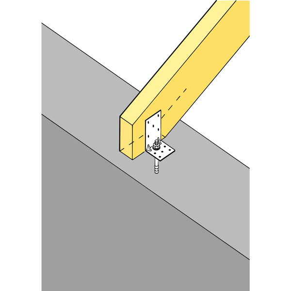 SIMPSON Winkelverbinder ADR  6090L / 90x60x60mm feuerverzinkt