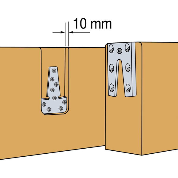 SIMPSON Hirnholzverbinder ETB – Aluminium