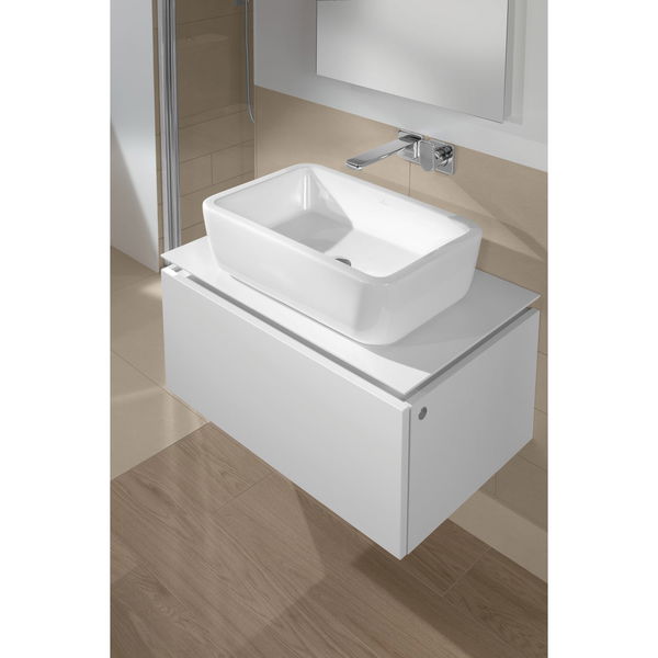 VILLEROY & BOCH Aufsatzwaschtisch Architectura 5A276001 600 mm, Weiß Alpin