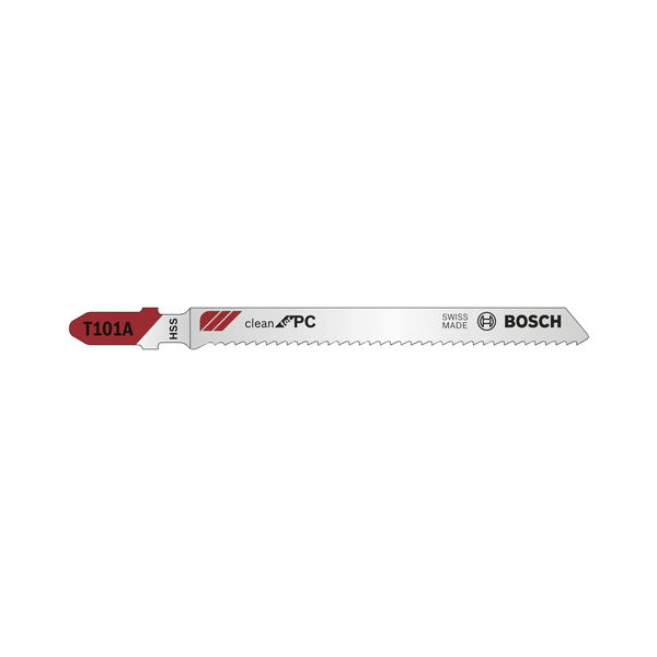 Bosch T10A Stichsägeblätter für Plexiglas/Polycarbonat Sägeblätter 5 Stück