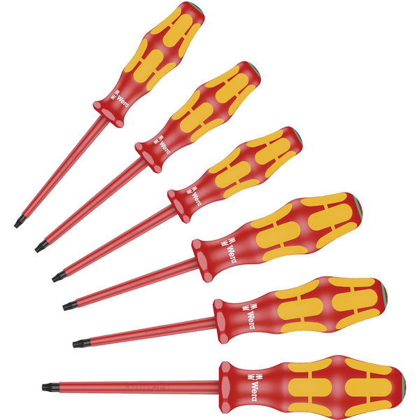 WERA Schraubendreher-Satz Kraftform Plus 167 i/6 VDE Torx® 6-teilig
