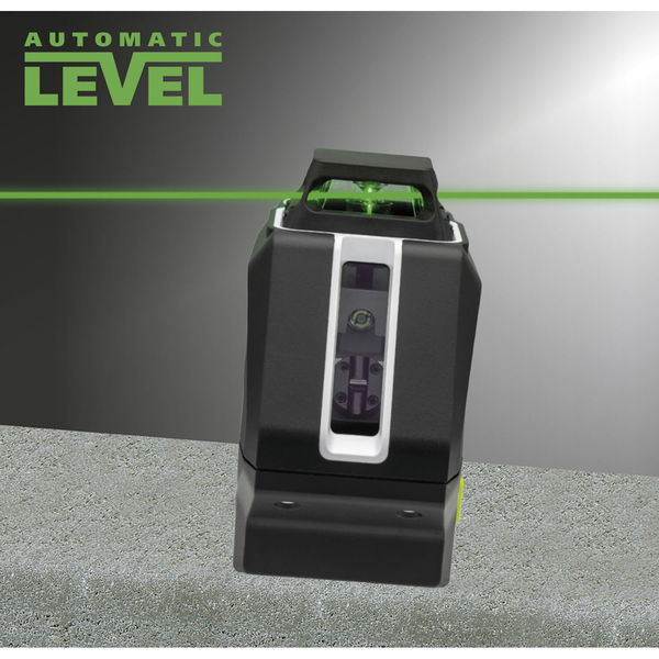 Laserliner Kreuzlinienlaser mit Stativ Linienlaser grün – PockelLine G360 Set 3,7V Li-Ion
