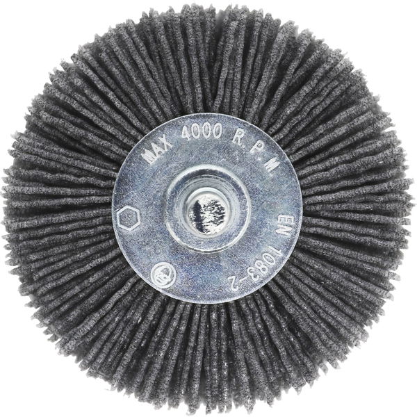 Osborn Rundbürste-Rustifil Schaft 8mm, ø 80mm, K80, Breite 35mm, Holzstruktur