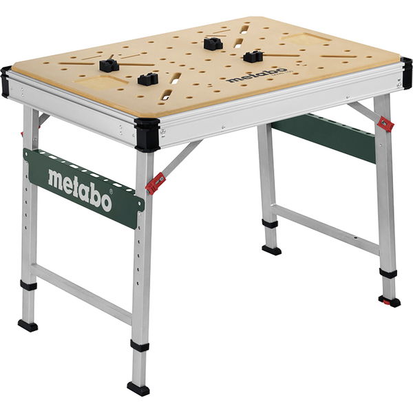Metabo Multifunktionstisch MWB 100, klappbar, 710x960mm höhenverstellbar, MDF