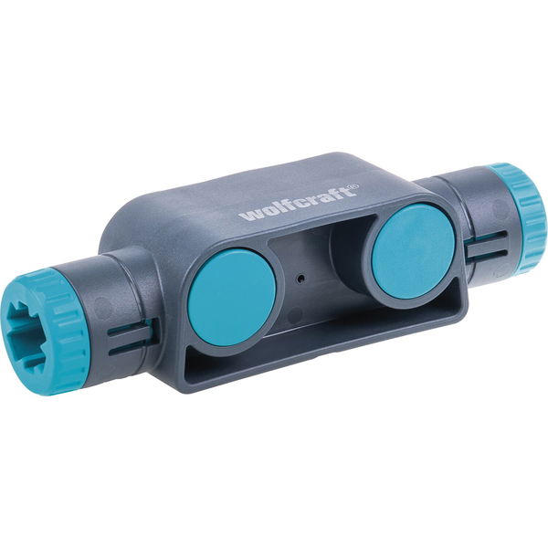 Wolfcraft Verbinder für Einhandzwingen bis 2000 mm Spannweite – Connector mit patentierter Drehschaltung, kompatibel mit wolfcraft Einhandzwingen EASY, PRO L, PRO ERGO, PRO MAX – Glasfaserverstärkter Kunststoff, platzsparend, robust