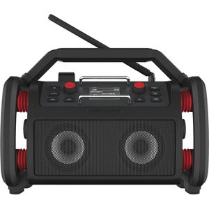 Perfectpro Akku Radio Rockpro – Radio mit Bluetooth 5.0 – Baustellenradio mit 2×15 Watt – DAB+ & UKW-Empfang