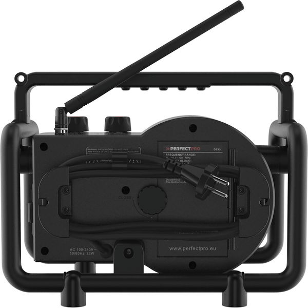 Perfectpro Akku Radio Dabbox- DAB+, UKW, Bluetooth, 7W, IP54, wiederaufladbar