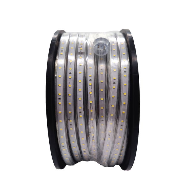 LED’S WORK Led Lichtschlauch außen wasserdicht – Lichterschlauch ideal für die Baustelle und zur Außenbeleuchtung, 50m 40000lm 5000k, 370W