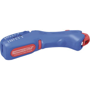 Produktbild für Weicon Flach- und Rundkabelmesser für Kabel ø 6-13mm – Abisolierwerkzeug, Polyamid blau