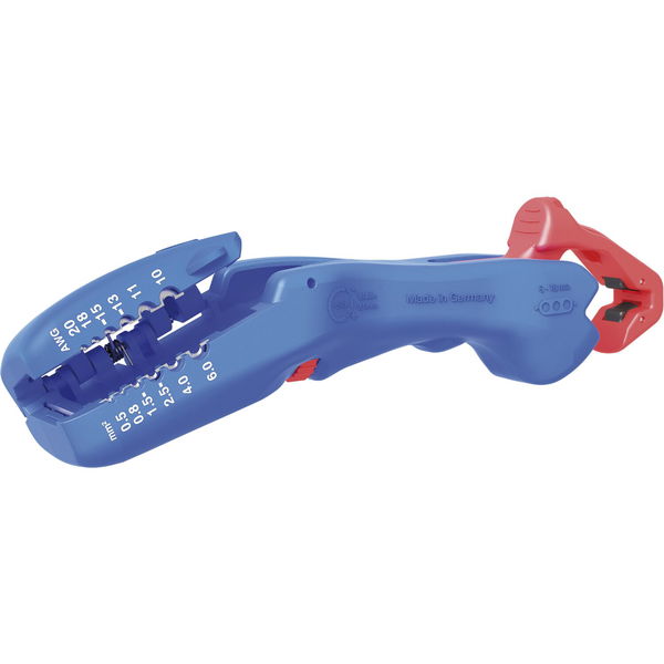 Weicon Flach- und Rundkabelmesser für Kabel ø 6-13mm – Abisolierwerkzeug, Polyamid blau
