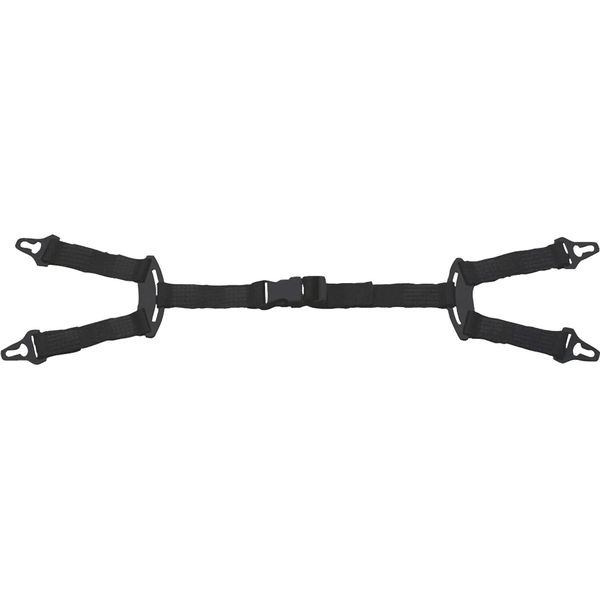 Delta Plus Kinnriemen 4-Punkt, für Schutzhelme, schwarz, Nylon, 10 Stück