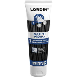 Lordin Hautschutzcreme Multi Protect zum Schutz der Hände gegen wässrige oder ölige Arbeitsstoffe, 100ml
