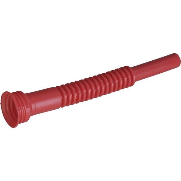 Auslaufrohr Standard für Benzinkanister – Auslaufhahn Länge 265mm, HDPE rot