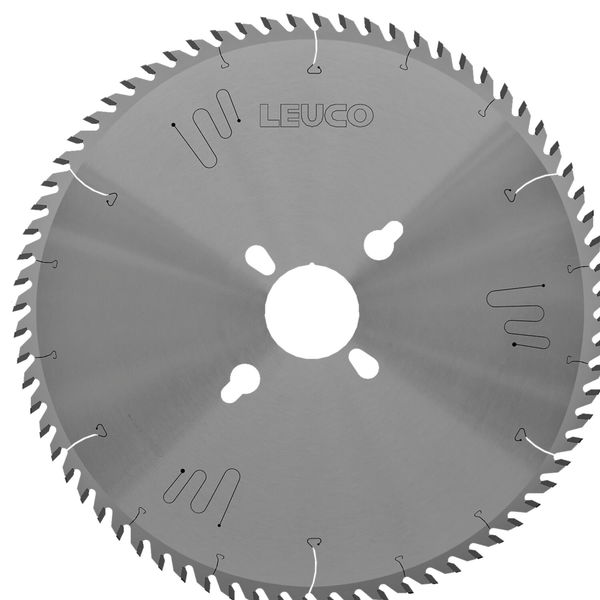 Oertli-Leuco Kreissägeblatt 320x60mm – Sägeblatt mit 72 Zähnen Q-Cut G6 Schnittbreite 4,4mm für Plattenaufteilsägen, HW