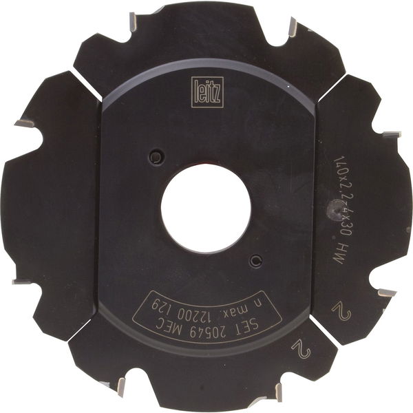 LEITZ Nutfräsersatz mit Zwischenringen verstellbar – 150/7,5-14,5/30 mm