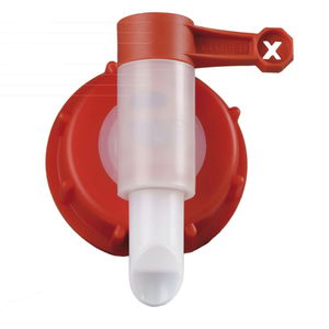 Produktbild für Riepe Auslaufhahn – Abfüllhahn für 10 L und 30 L Kanister – für Trennmittel, Gleitmittel, Reinigungsmittel